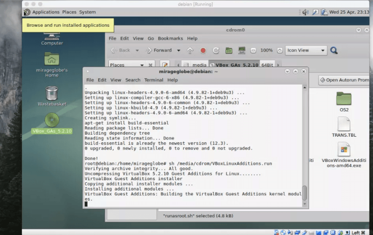 debian install virtualbox guest additions